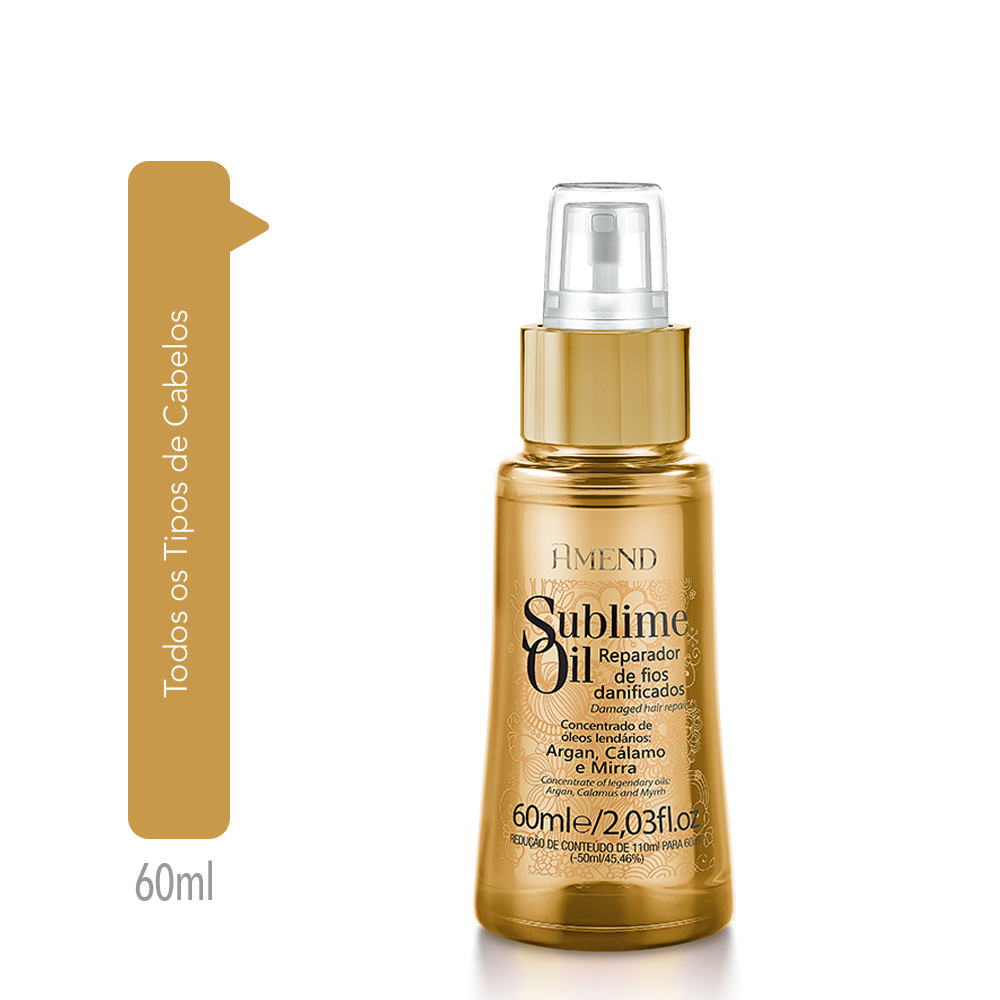 Óleo Reparador Amend Sublime Oil 60ml